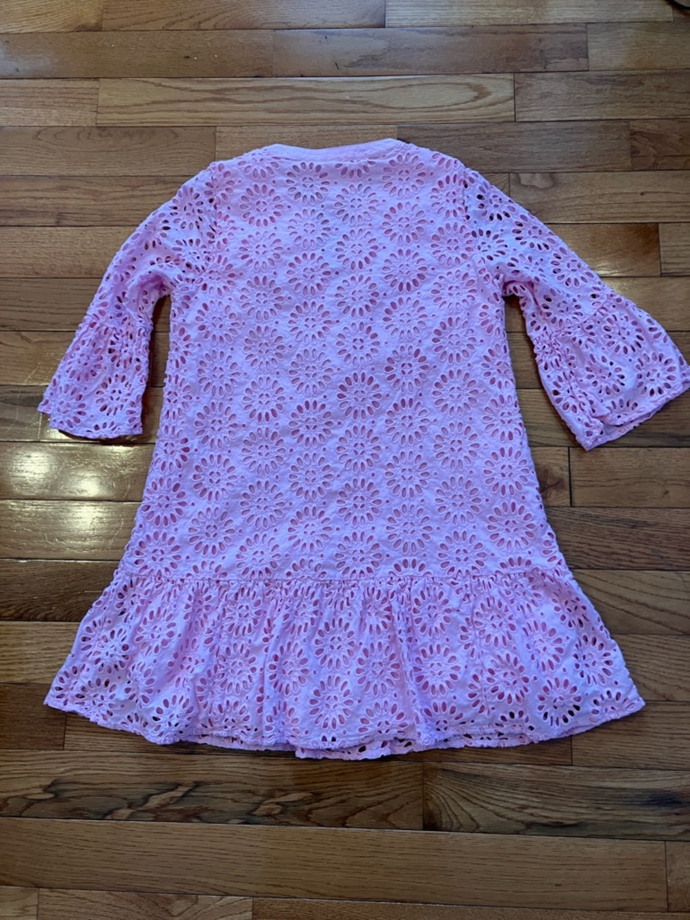 Lilly Pulitzer - Women’s Pink Peony Bekah Eyelet Dress - Medium - Picture 7 of 12